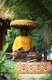 Thailand: Buddha figure in front of the ubosot (ordination hall), Wat Ku Tao, Chiang Mai, northern Thailand