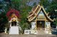 Thailand: Small shrines in the compound of Wat Phrathat Doi Saket, Chiang Mai, northern Thailand